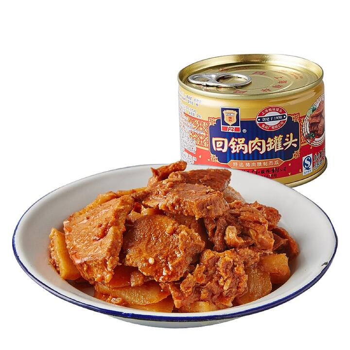 B2 Brand Twice-Cooked Pork Canned Food 198g