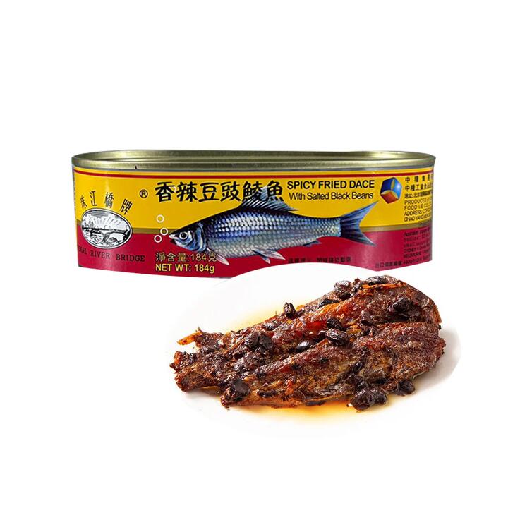 Pearl River Bridge Spicy Fried Dace with Salted Black Beans - 184g