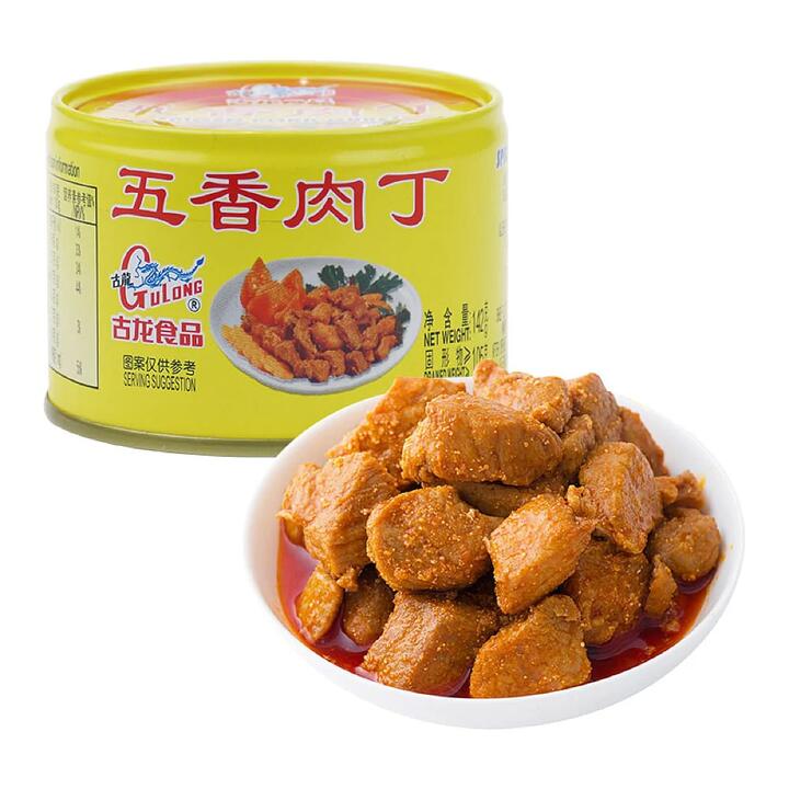 GuLong Diced Five-Spice Meat 142g