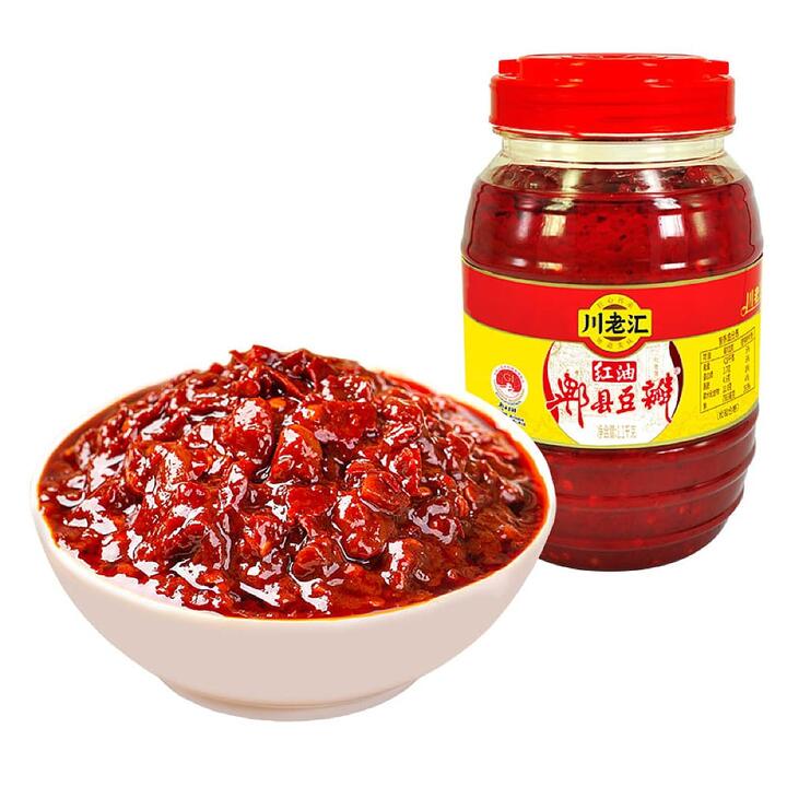 Chuan Lao Hui Pi County Red Oil Broad Bean Paste 500g