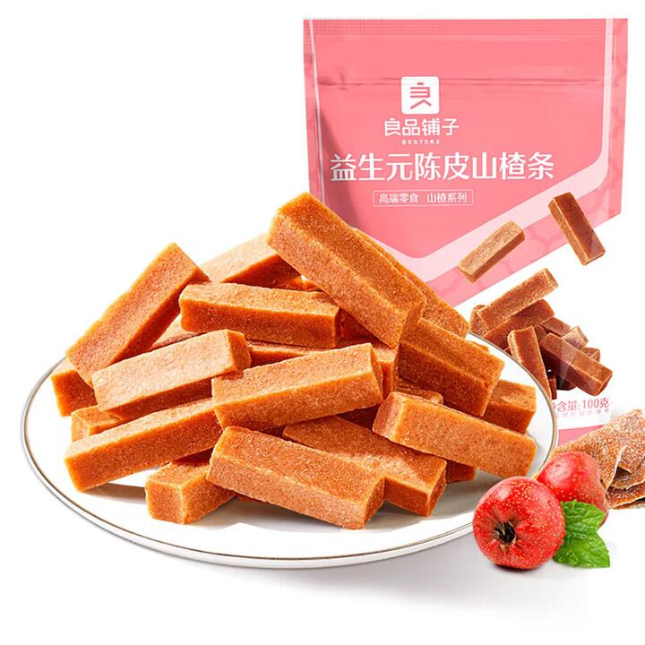 Bestore Probiotic Tangerine Peel Hawthorn Sticks - 100g