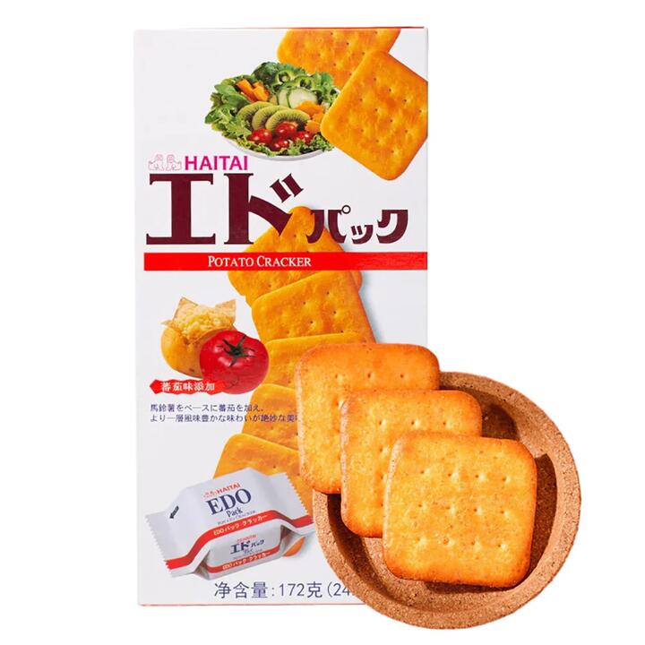 EDO Tomato Flavored Potato Crackers - 172g