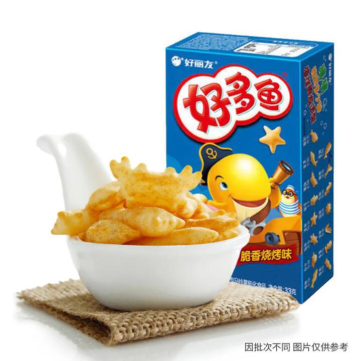 Orion Crispy BBQ Flavoured Fish Snacks 33g