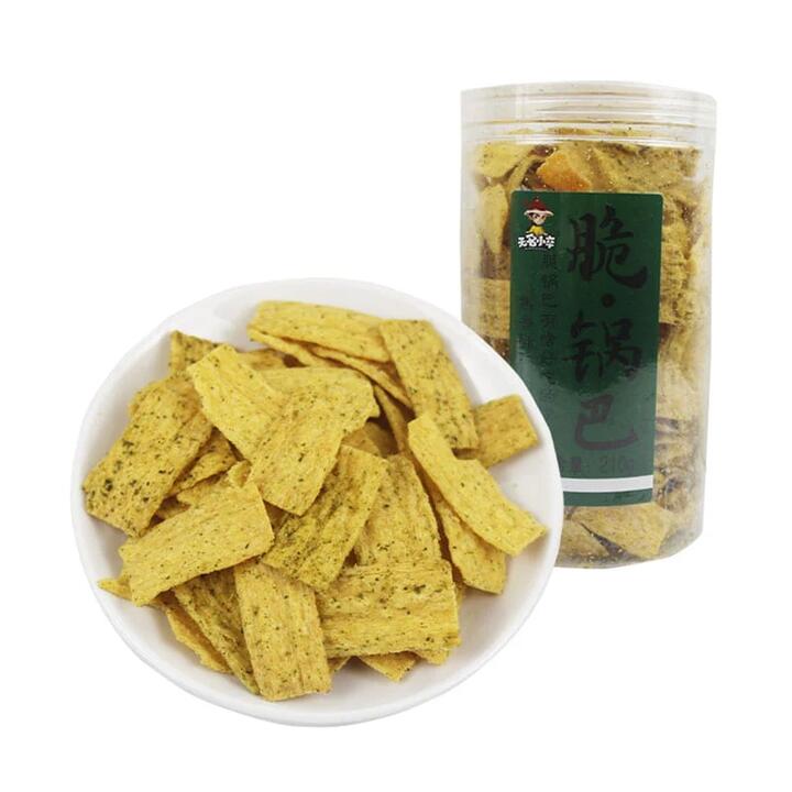 WuMingXiaoZu Crispy Rice Crackers Seaweed Flavor 210g