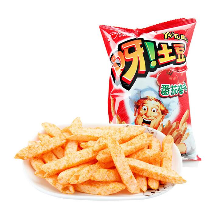 Orion Ya! Tudu Tomato Ketchup Flavor Potato Snacks - 70g