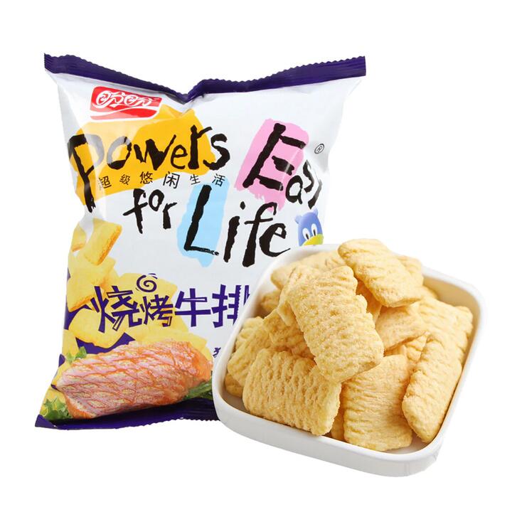 Panpan Barbecue Beef Flavored Snacks - 55g