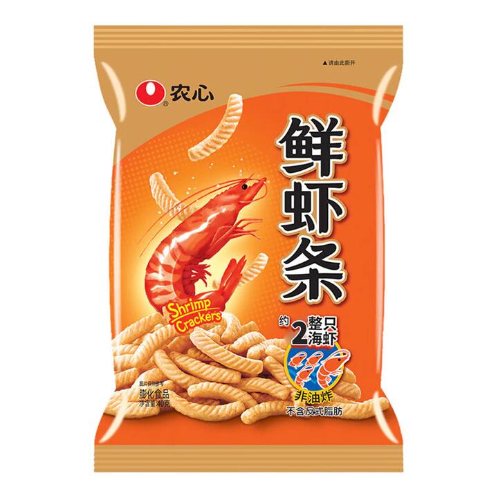 Nongshim Shrimp Crackers - Orange Flavor, 40g