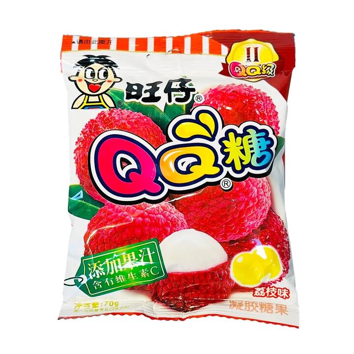 Want Want QQ Lychee Flavoured Candy 70g