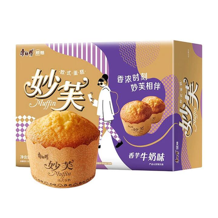 Master Kong Miao Fu European Style Taro Milk Cake 192g