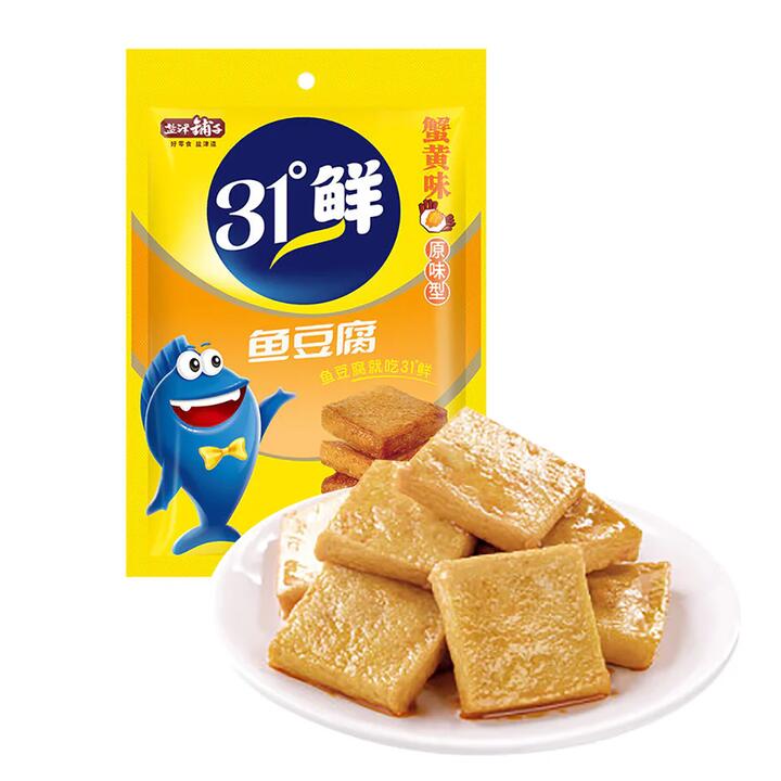 Yanker Shop 31 Degree Fresh Codfish Tofu - Crab Roe Flavor, 85g