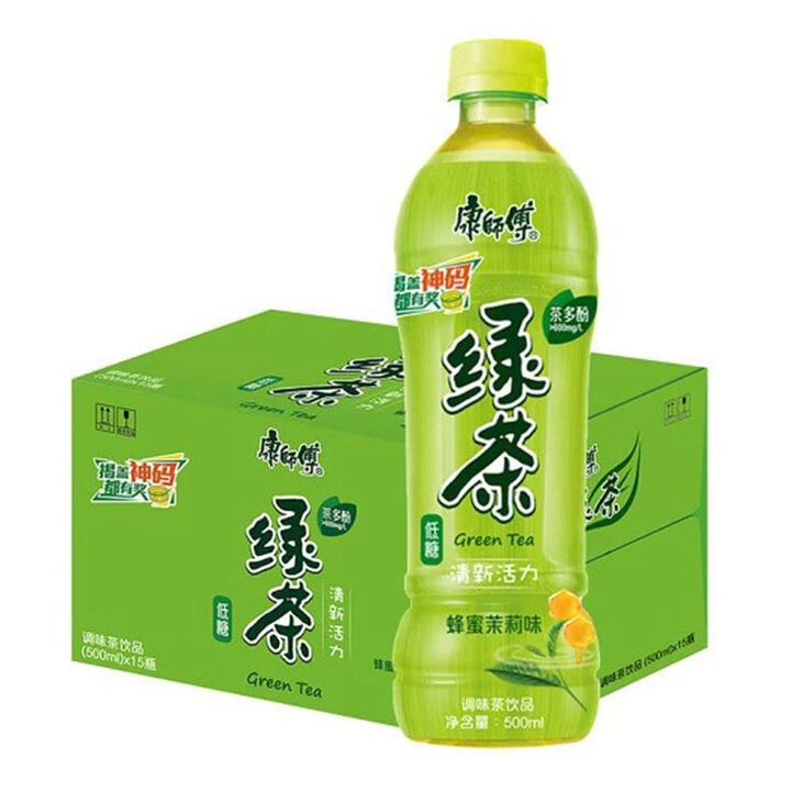 Master Kong Honey Jasmine Green Tea (Low Sugar) – 500 ml x 15 Bottles