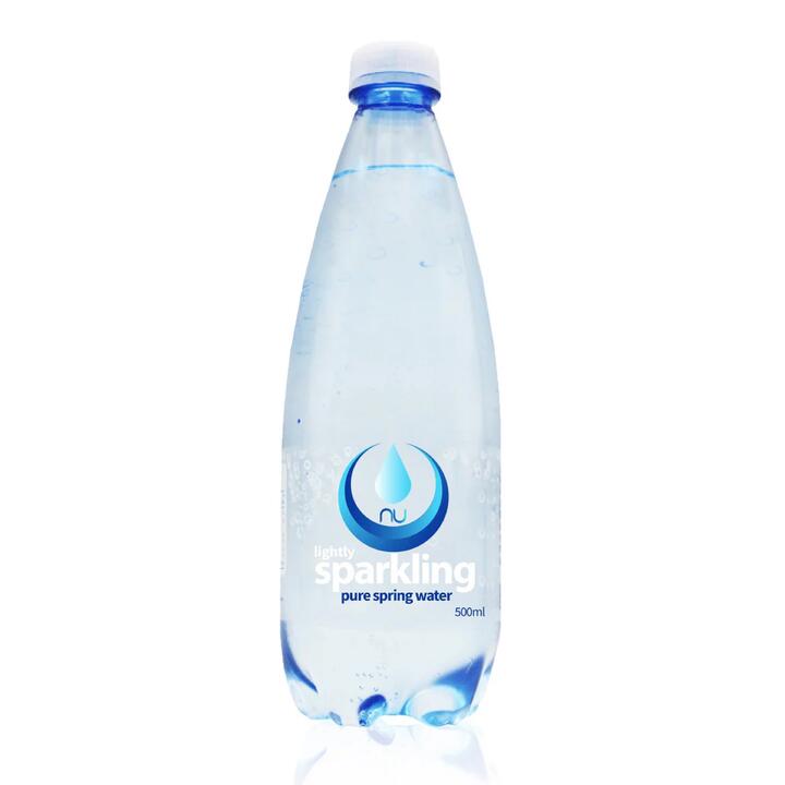 Nu Pure Lightly Sparkling Pure Spring Water - 500ml