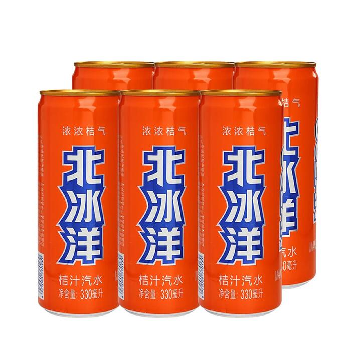 Beibingyang Orange Soda 6pk*330ml