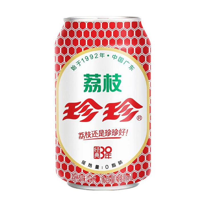 Zhenzhen Lychee Flavored Classic Sparkling Water - 330ml
