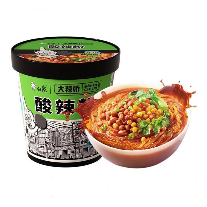 Baixiang Super Chili Sour & Spicy Vermicelli - 108g
