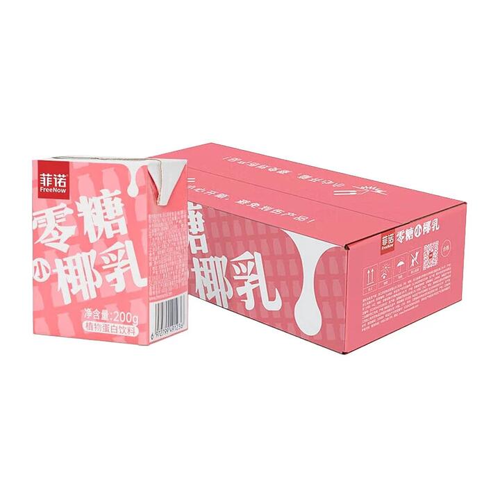Fino Sugar-Free Mini Coconut Milk 200g*24 Boxes/Case