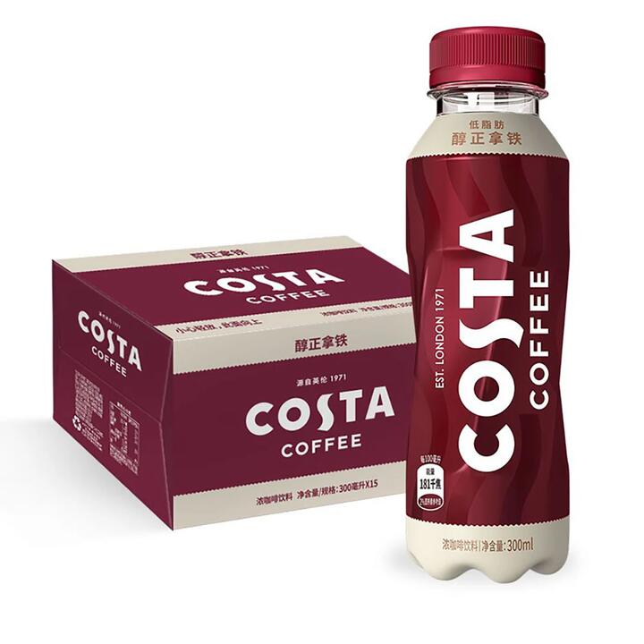 Costa Coffee Authentic Latte - 300ml x 15 Bottles