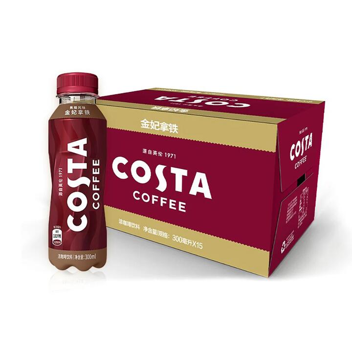 Costa Golden Princess Latte Coffee - 300ml x 15 Bottles
