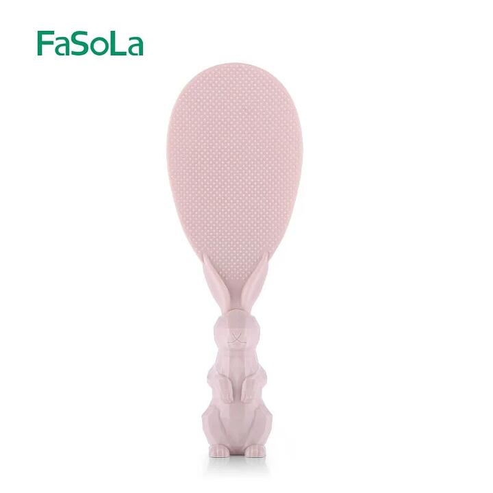 FaSoLa Upright Rice Serving Spoon in Dogwood Pink, 7.3*20.5cm