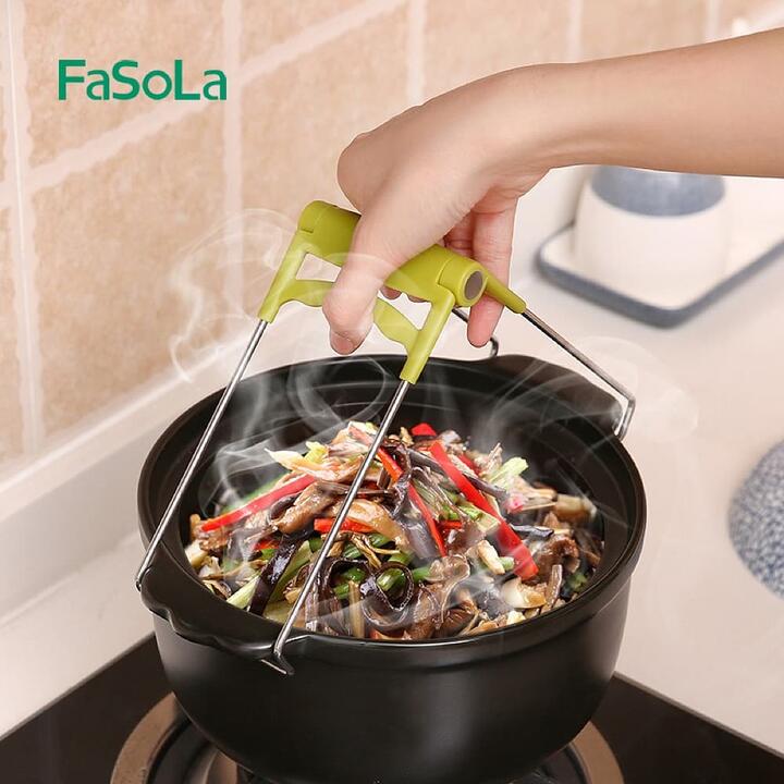 FaSoLa Green Kitchen Anti-Scald Bowl Clip, 88g