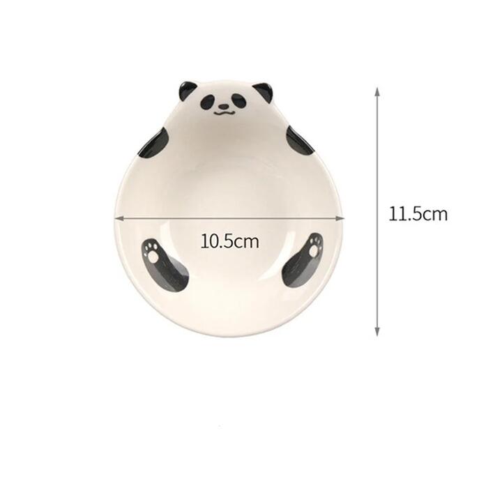 FaSoLa Japanese Style Single Handle Bowl with Panda Design