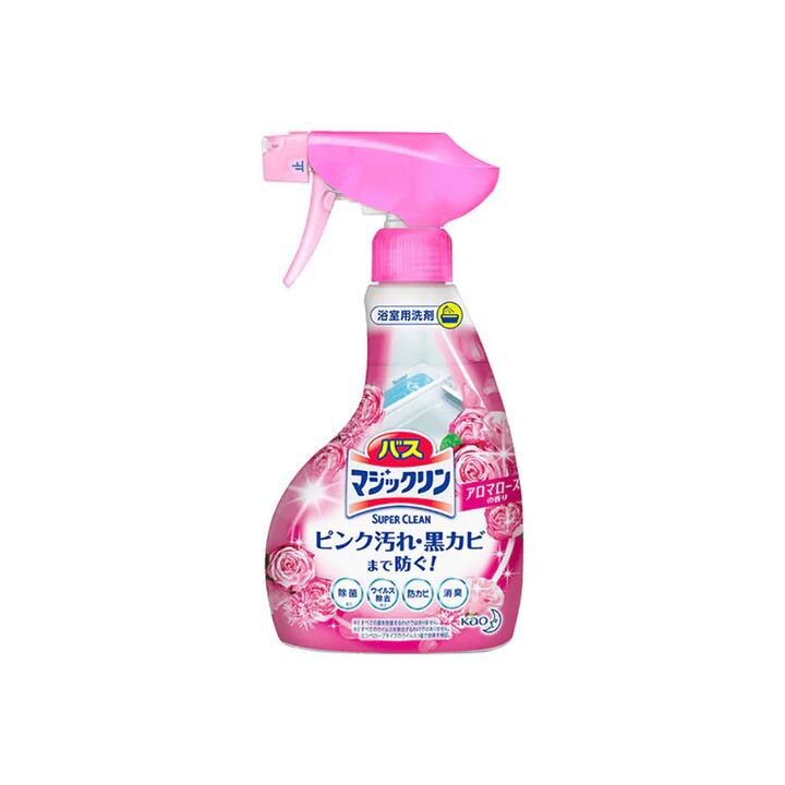 Kao Bathroom Anti-Mould and Germ Removal Foaming Spray with Rose Scent 380ml