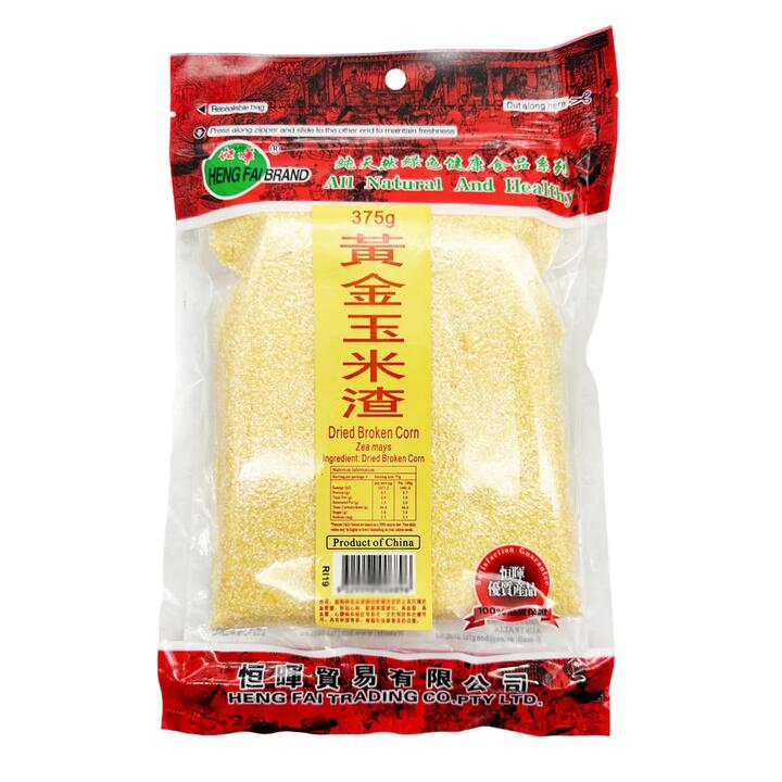 Henghui Golden Corn Grits 375g
