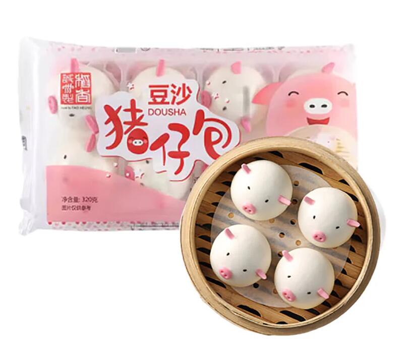Daoxiangcheng Frozen Red Bean Piggy Buns - 320g