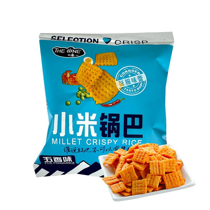 The One Millet Crispy Rice - Five Spice Flavor, 30g