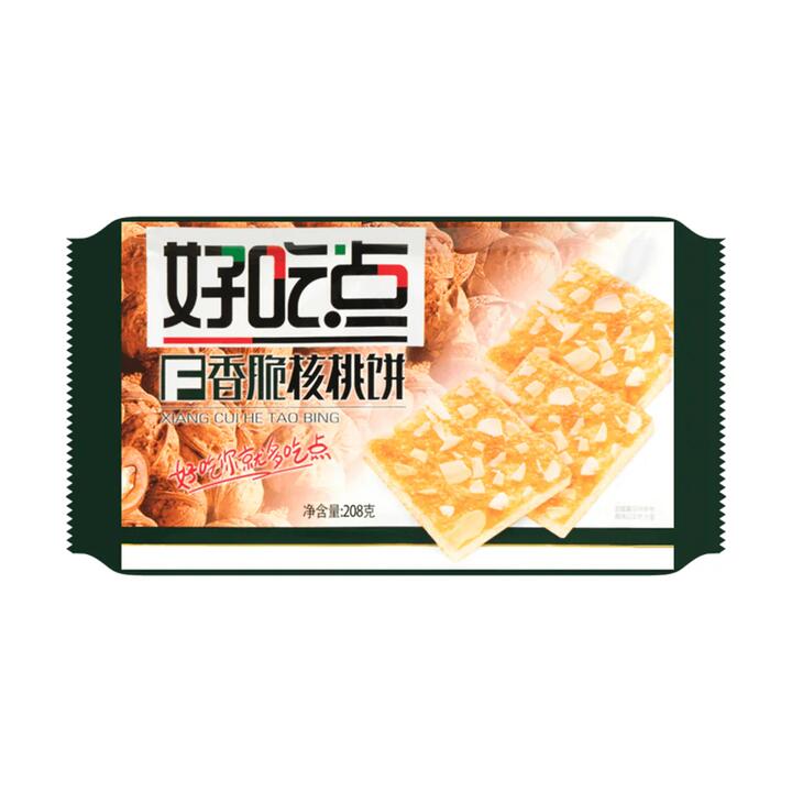 Hao Chi Dian Crispy Walnut Biscuits - 208g