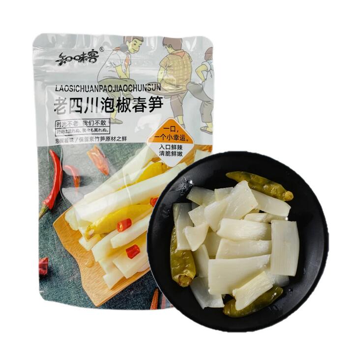 Zhiwei Ke Lao Sichuan Pickled Bamboo Shoots - 120g
