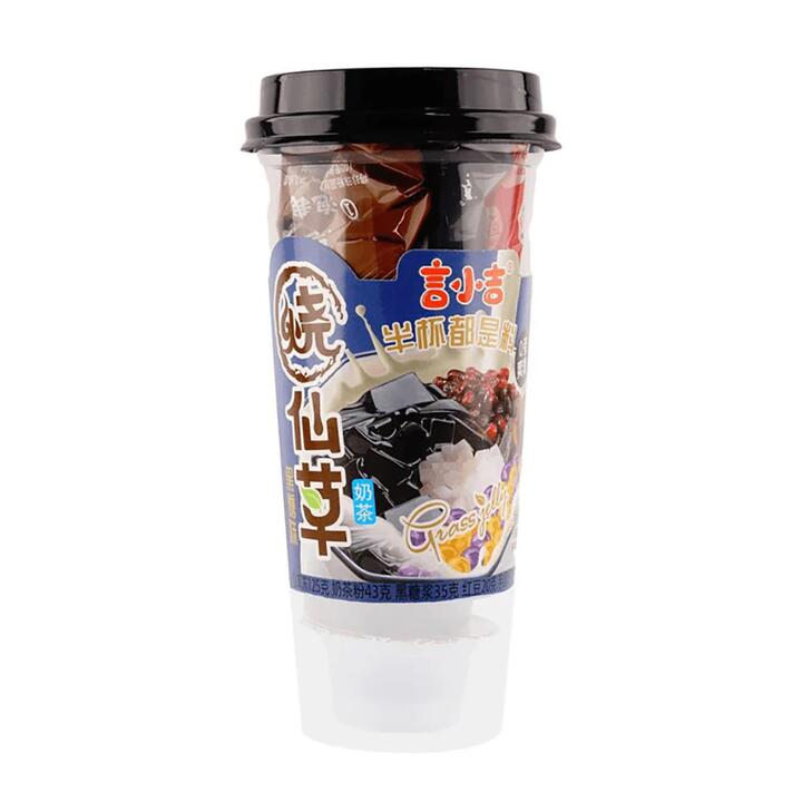 Yanxiaoji Grass Jelly Milk Tea - Brown Sugar Flavor, 238g