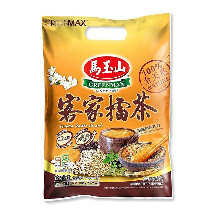 Greenmax Hakka Pounded Tea - 30g x 12 Packs (360g)