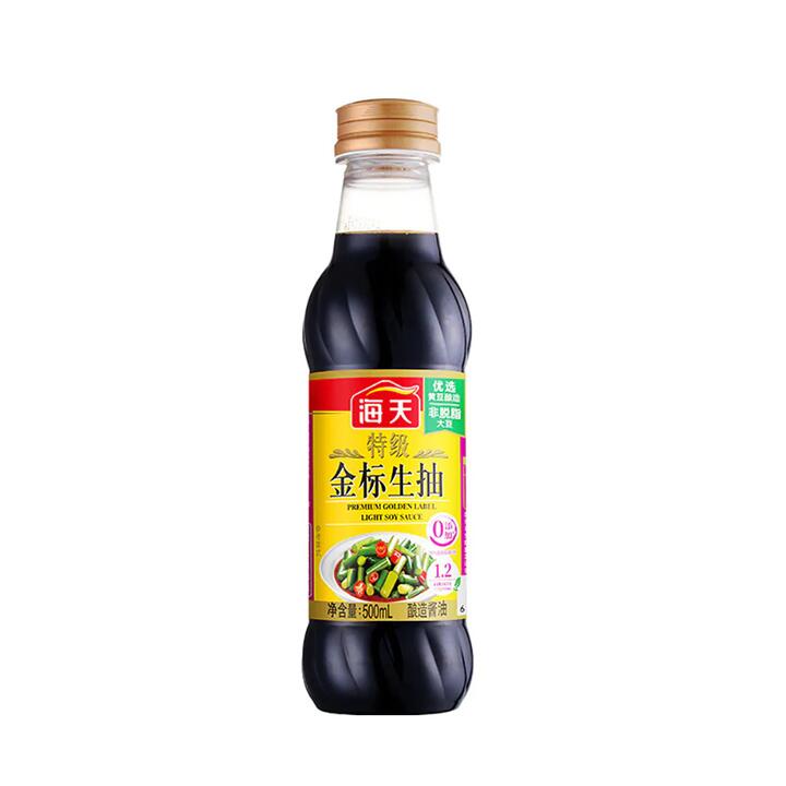 Haitian Premium Golden Label Light Soy Sauce - 500mL