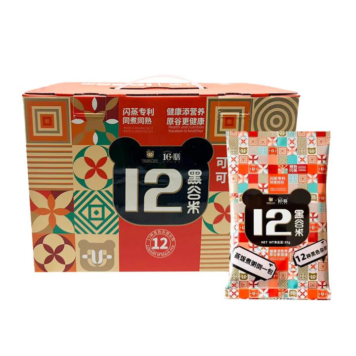 Sixteens 12 Black Grains Rice - 85g x 18 Packs