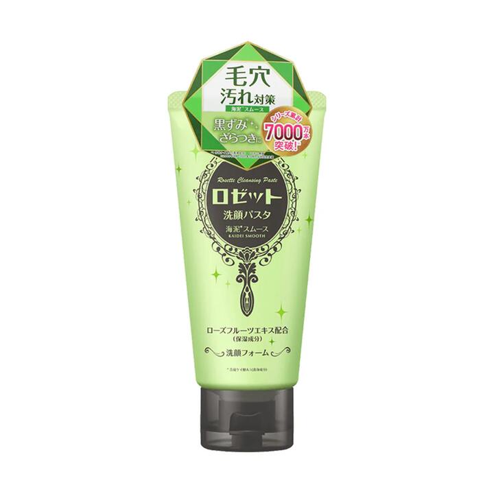 Rosette Sea Mud Pore Cleansing Face Wash - Green, 120g