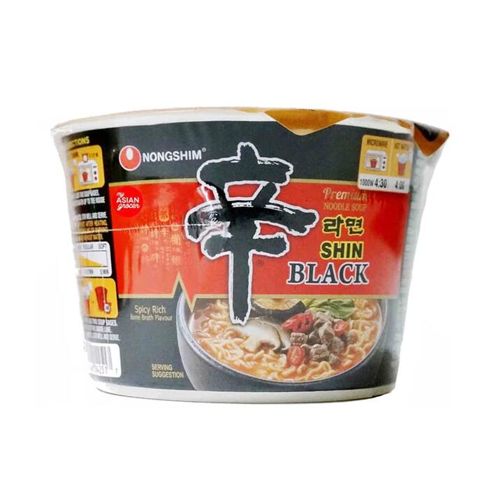 Nongshim Shin Black Cup Noodle Soup - 101g