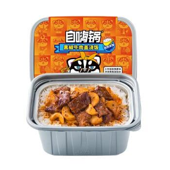 ZiHaiGuo Black Pepper Beef Instant Rice - 420g