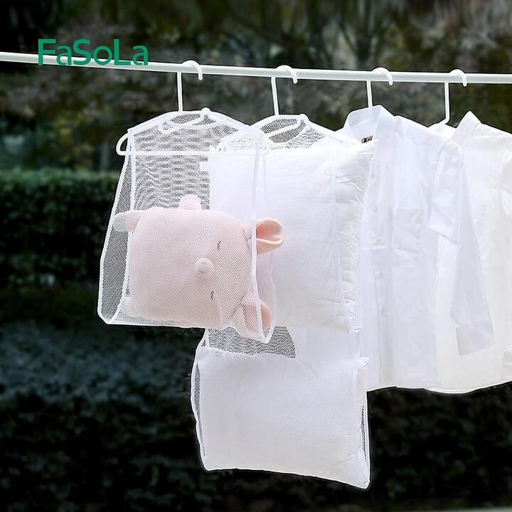 FaSoLa Double-Layer Pillow Drying Net - White, 93x47cm