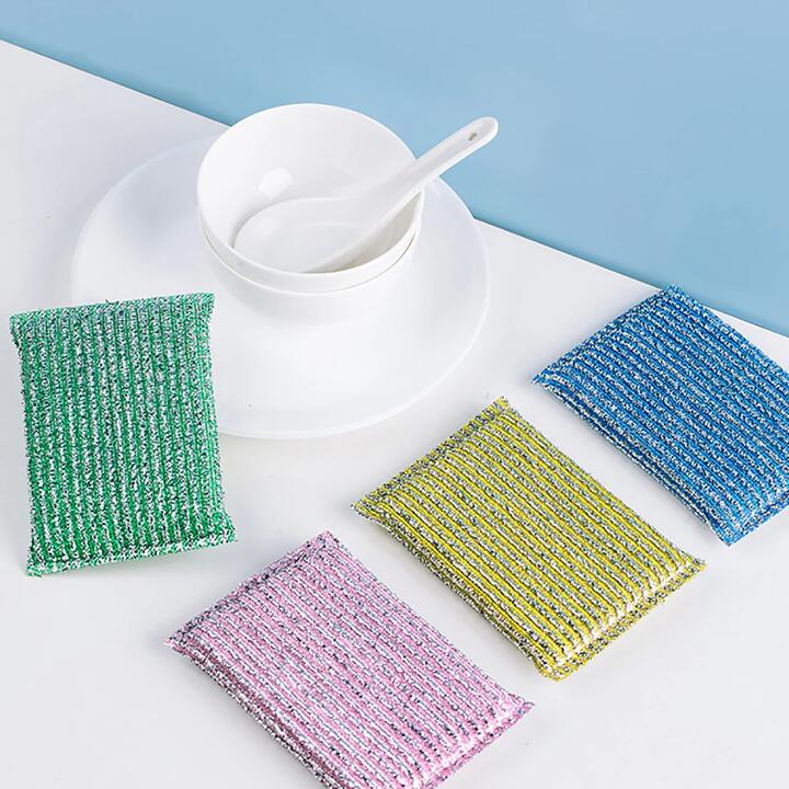 Chahua Colorful Soft Scrubbing Pads - 4 Pieces