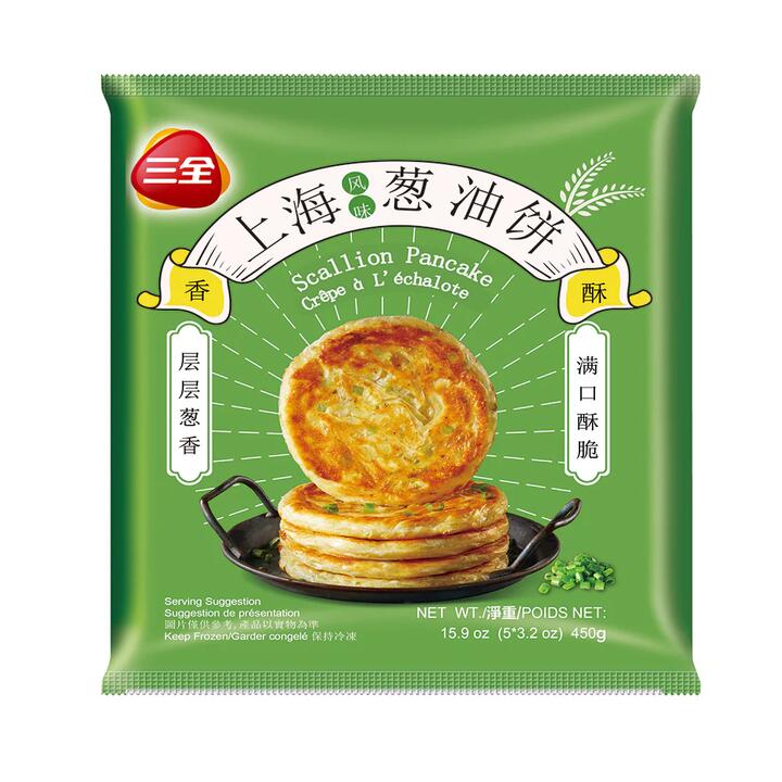 Sanquan Frozen Scallion Pancakes - 450g
