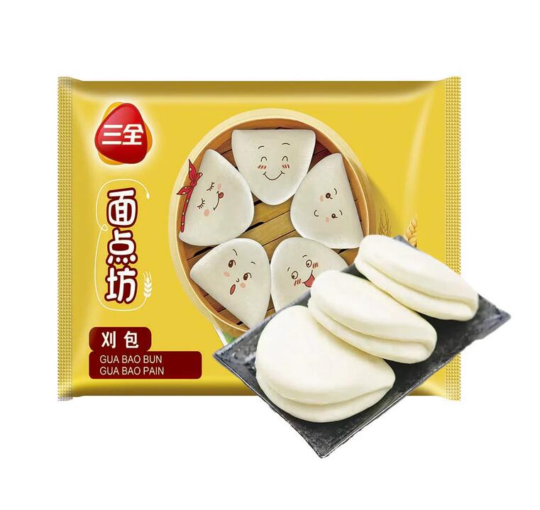 Sanquan Frozen Gua Bao Buns - 400g