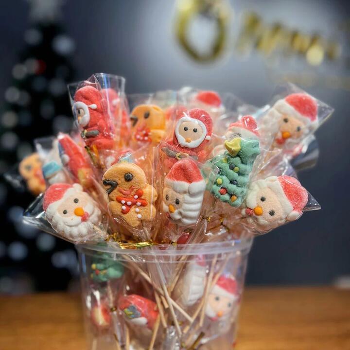 Ommi's Christmas Marshmallow Lollipop - 1 Piece, 15g