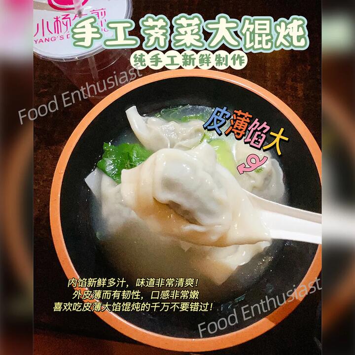 Yang's Dumplings Shepherd's Purse and Pork Wontons Frozen - 300g