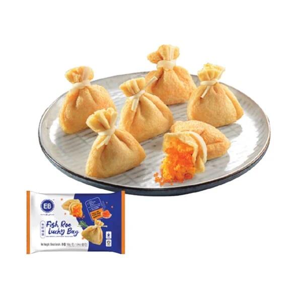 EB Frozen Fish Roe Lucky Bag 150g - Tofu Pouches with Fish Roe Filling