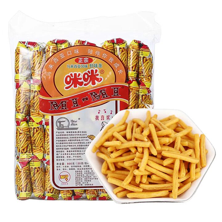 Mi-Mi Shrimp Flavored Snacks - 40 Packs, 800g