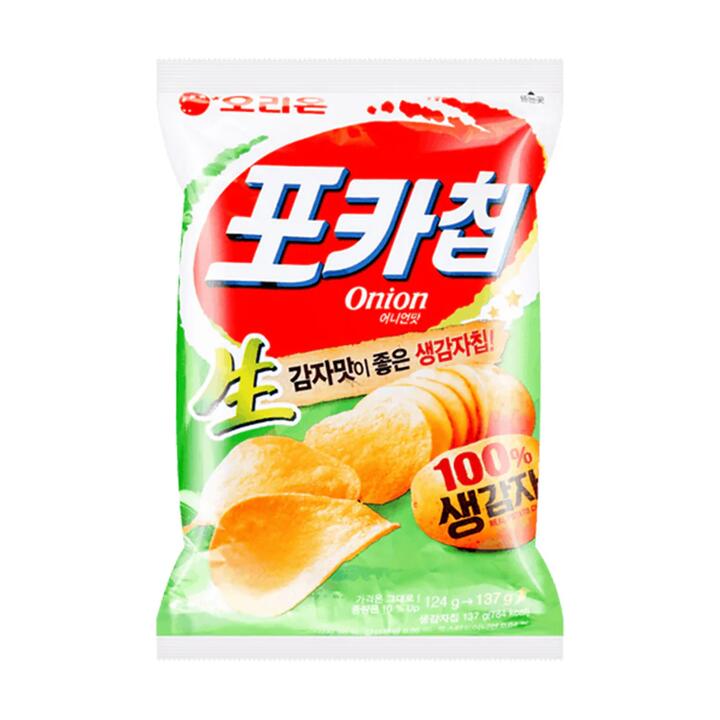 Orion Friend Chips Wavy Potato Chips Onion Flavor - 137g