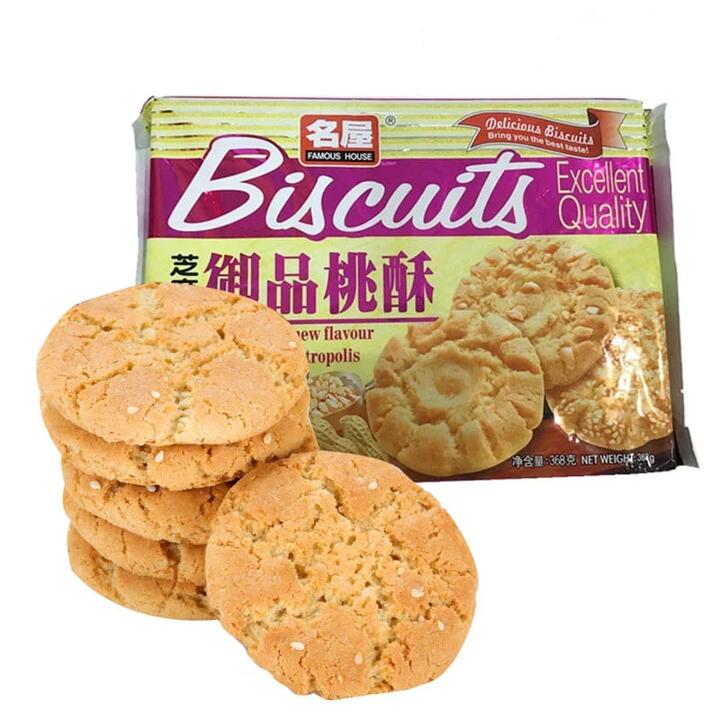 Famous House Sesame Flavored Peach Pastry - 368g