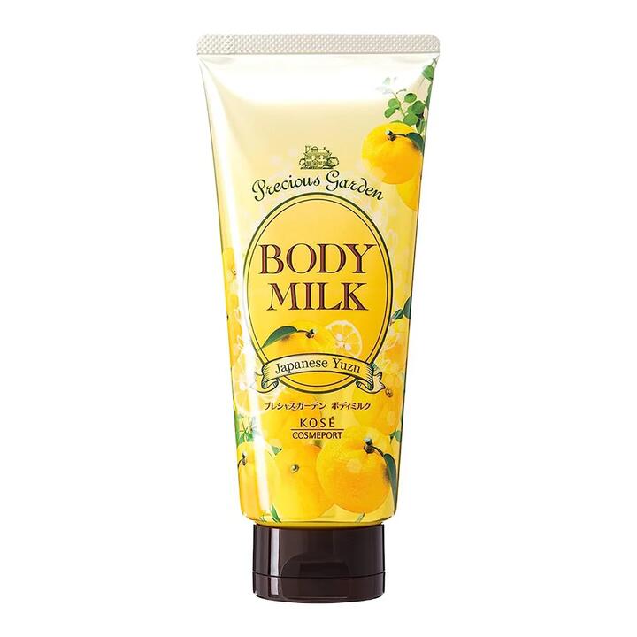 Kose Precious Garden Body Milk - Japanese Yuzu Scent, 200g