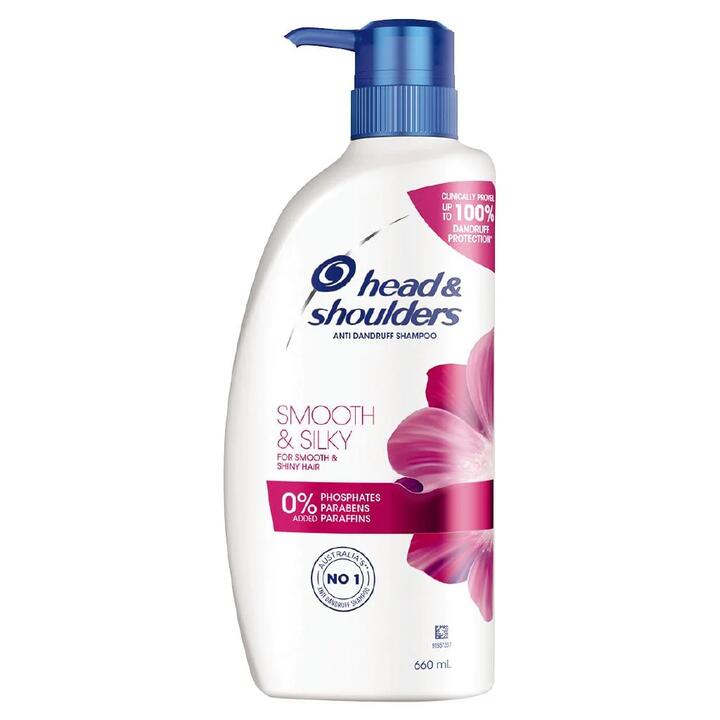 Head & Shoulders Smooth & Silky Anti-Dandruff Shampoo - 660ml